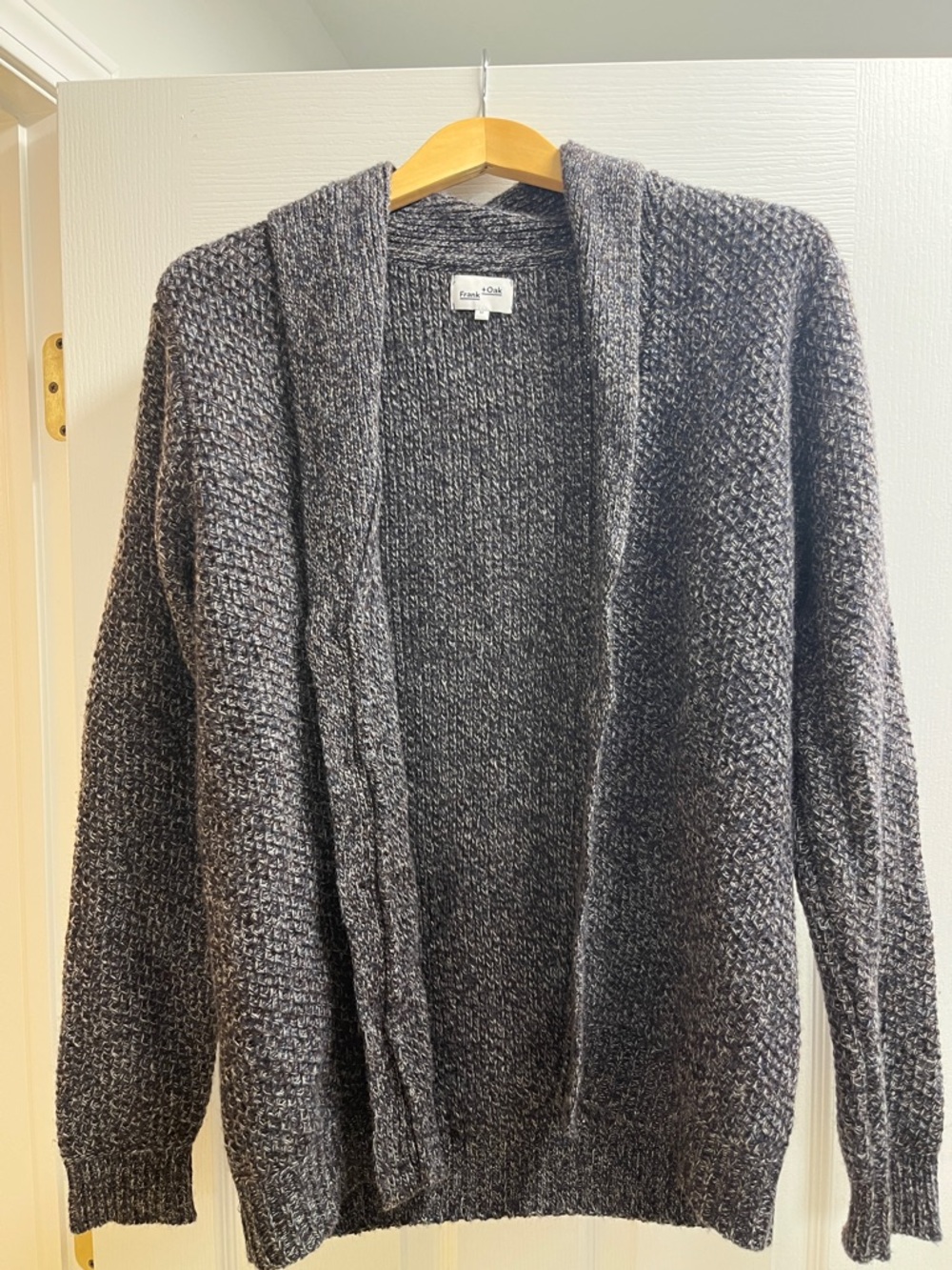 Cozy Open-Front Men’s Frank & Oak Cardigan Sweater